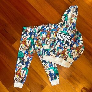 H&M Marvel Superhero Hoodie and Joggers Set